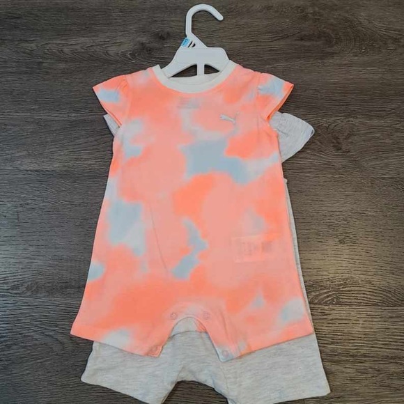 New! Puma Baby Rompers ~ Set Of 2 ~ Size 6-9 months - Picture 2 of 3